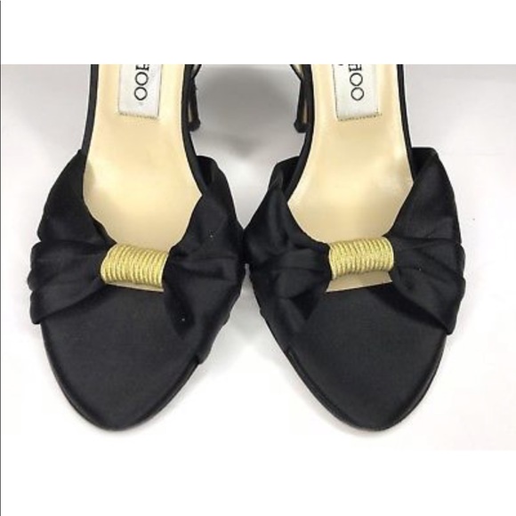 Jimmy Choo Satin Heels Size 39 - Picture 2 of 8